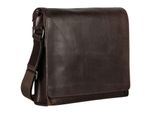 Leonhard Heyden Pelle Borsa A Tracolla Borsa A Tracolla Dakota Messenger Bag Brown Marrone Scuro