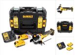 Dewalt Dcg 405 D2 18 V 125 Mm Smerigliatrice A Batteria Brushless In Valigetta Tstak + 2X Batterie 2,0 Ah + Caricatore