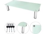 100CM Tv Schermo Riser Side Table Tv Table Lounge Table Bianco