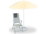 Relaxdays 10020901_126 Relaxdays Sonnenschirm Rund Beige