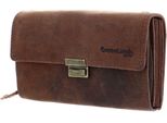 Greenland Nature Pelle Portafoglio Da Cameriere Montenegro Waiter Wallet Brown Marrone