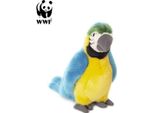 Wwf - Peluche - Pappagallo Ara Dal Petto Giallo (18 Cm) Peluche Di Peluche Per Uccelli