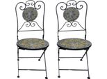 Sedia Pieghevole A Mosaico 2 Pezzi Sedia Da Bistrot Sedia Da Balcone Sedia Da Giardino Star Design