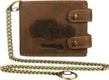 Greenland Nature Pelle Portafoglio Montenegro Rfid Wallet With Chain Oldtimer Marrone
