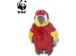 Wwf Peluche Pappagallo Macaw Rosso Chiaro (18Cm) Peluche Uccello Peluche Nuovo