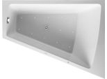 Duravit Paiova Bain à Remous, Simple Dos à Droite, Habillage Acrylique Moulé, BâTi-Support, Garniture De Vidage Et De Trop-Plein ChroméE, SystèMe Jet, 1800X1400Mm, 760269000JS1000, 760269000JS1000