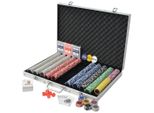 Vidaxl Set Da Poker Con 1.000 Fiches Laser In Alluminio