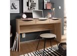 Finebuy Scrivania Massa Scrivania Da Ufficio Da 120 Cm In Rovere Sonoma Scrivania Moderna Per Computer Con 3 Cassetti E Spazio Di Archiviazione Scrivania Giovanile Salvaspazio
