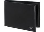 Golden Head Pelle Portafoglio Colorado Rfid Protect Billfold Coin Wallet Black Nero
