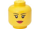 Lego 40311725 Testa Di Stoccaggio Lego Testa Di Stoccaggio Girl, S, 2 Litri, Giallo