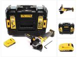 Smerigliatrice Angolare A Batteria Dewalt Dcg 406 Nt 18V 125Mm Senza Spazzole + 1X Batteria Ricaricabile 2.0Ah + Tstak - Senza Caricatore