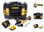 Dewalt Dcg 405 M1 18 V 125 Mm Smerigliatrice A Batteria Brushless In Valigetta Tstak + 1X Batteria 4,0 Ah + Caricatore