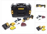 Dewalt Dcs 355 D2 18V Xr Utensile Multifunzione Ad Oscillazione A Batteria In Valigetta Tstak + Kit 29 Pezzi + 2X Batterie 2,0 Ah + Caricatore