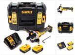 Dewalt Dcg 405 M2 18 V 125 Mm Smerigliatrice A Batteria Brushless In Valigetta Tstak + 2X Batterie 4,0 Ah + Caricatore