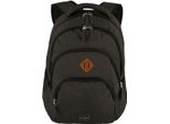 Travelite Zaino Per Il Tempo Libero Zaino Con Scomparto Per Laptop Basic Melange Backpack 22L Brown Grigio