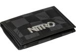 Nitro Portafoglio Daypacker Collection Wallet Checker Nero Multicolore