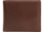 MaîTre Pelle Portafoglio Grumbach Gathman Billfold H8 Dark Brown Marrone