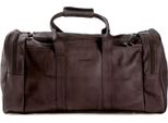 Harold's Pelle Borsa Da Viaggio Country Travelbag Brown Marrone Scuro
