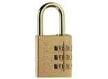 Master Lock Lucchetto 630 Eurd A Combinazione, 30 Mm, Finitura Ottone Sb