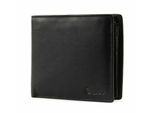 Esquire Pelle Portafoglio Rfid Classic Wallet Black Nero