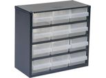 Raaco 612-02 Small Parts Container (W X H X D) 306 X 283 X 150 Mm No. Of Compartments: 12 Content 1 Pc(S)