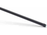 Siena Home 904-51602 Maniglia In Metallo 1300X21Mm Con Filettatura E Tappo, Nero