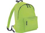 Zaino Bagbase Junior Fashion, 14 Litri BC1301 (Taglia Unica) (Lime/Grigio)