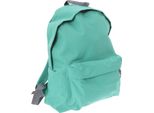 Bagbase Zaino Moda, 18 Litri (2 Pezzi/Confezione) BC4176 (Taglia Unica) (Menta/Grigio Chiaro)