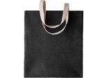 Kimood Borsa Da Donna In Juta RW5616 (Taglia Unica) (Nero)