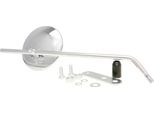 Specchio Destro/Sinistro M10 Cromato Regolabile Per Vespa