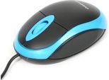 Omega OM06VBL Mouse Ambidestro Usb Type-A Ottico 800 Dpi