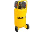 Stanley Compressor D230/10/50V Compressore D'aria 10 Bar 50L 222L/Min Con Impugnatura E Ruote Oil Free Giallo