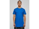 Urban Classics TB638 | Shaped Long Tee Herren T-Shirt - Farbe: Brightblue - GrößE: S