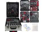 Arebos Valigetta Portautensili In Alluminio 1200 Pezzi | Set Di Utensili Per Officina E Casa