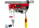 Arebos Argano A Fune 230 V 500 W, Capacità Di Carico 100-200 Kg, Telecomando Rosso