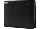 Bruno Banani Pelle Portafoglio Bifold Wallet Black Nero
