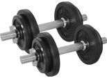 Manubrio Tunturi 20 Kg Con 2 Barre A Vite
