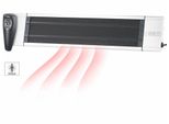 Riscaldatore Radiante A Infrarossi Semptec RA-324 Telecomando Con Timer Riscaldatore Da 2.400 Watt IP55