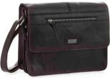 Spikes & Sparrow Pelle Borsa A Tracolla Bronco Crossover Dark Brown Marrone