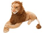 Brubaker Leone Di Peluche Sdraiato 110 Cm Peluche Di Peluche