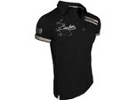 Hotspot Design Polo Carper, M, Nero-Nero, Polo, Per Pescatori Di Carpe, PL-01009S02