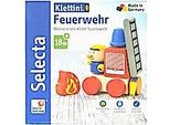 Selecta Toddler World Klettini® Vigili Del Fuoco In Legno Giocattolo Impilabile In Velcro 7 Pezzi 62077