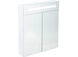 Relaxdays Armadio A Specchio Led A 2 Ante