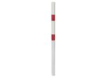Alberts 782467 Palo Di Sbarramento Sk Standard, Da Inserire Nel Calcestruzzo, Bianco, Paletto Ø 60 Mm, Altezza Dal Suolo 100 Cm