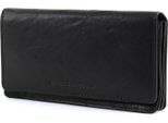 Spikes & Sparrow Pelle Portafoglio Bronco Wallet Rfid Black Nero