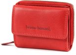 Bruno Banani Pelle Portafoglio Lavato Wallet Zip With Flap Red Rosso