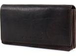 Spikes & Sparrow Pelle Portafoglio Bronco Wallet Rfid Brown Marrone