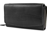 Bruno Banani Pelle Portafoglio Lavato Wallet With Flap Black Nero