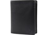 Esquire Pelle Portafoglio Logo Card Wallet Black Nero