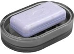Bremermann Serie Bagno Savona Portasapone, Portasapone In Plastica, Grigio